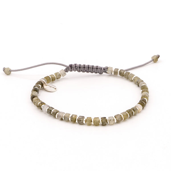 Labradorite Nomade – Heishi & Argent d’Ailleurs