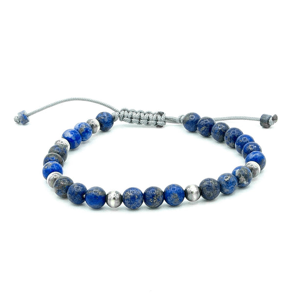 Lapis Solaire – bleu céleste & argent rituel