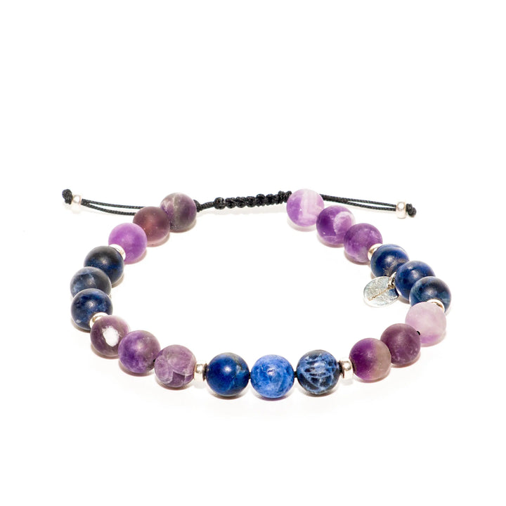 Macramé améthyste & Sodalite