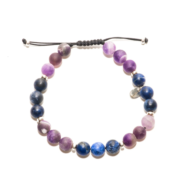 Macramé améthyste & Sodalite